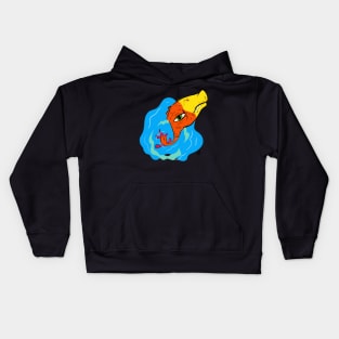 Dino selfie Kids Hoodie